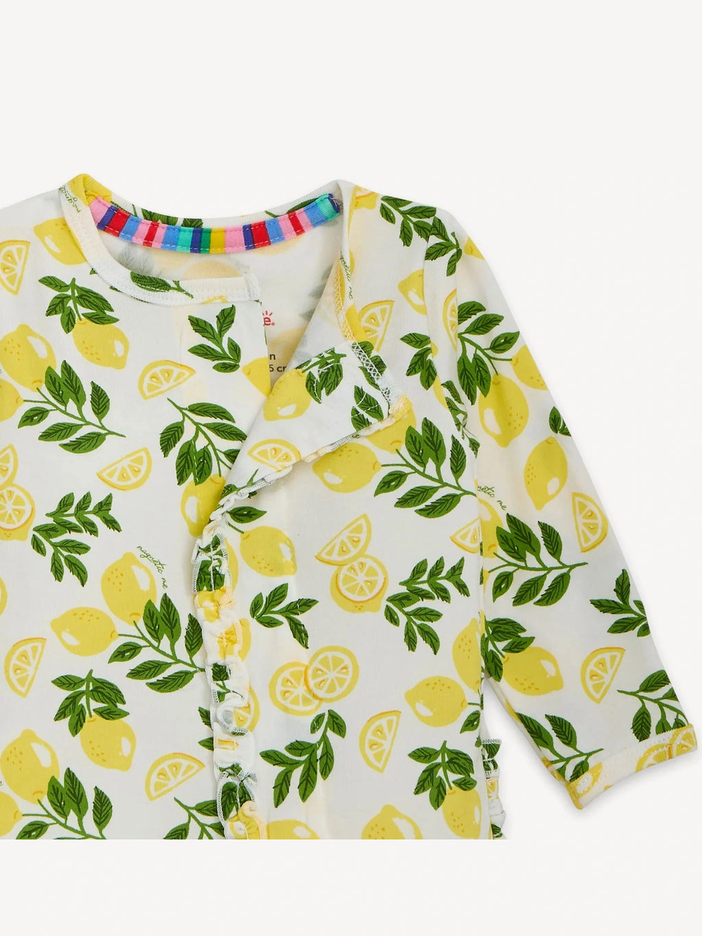 Simply the Zest Modal Magnetic Footie w/Ruffle