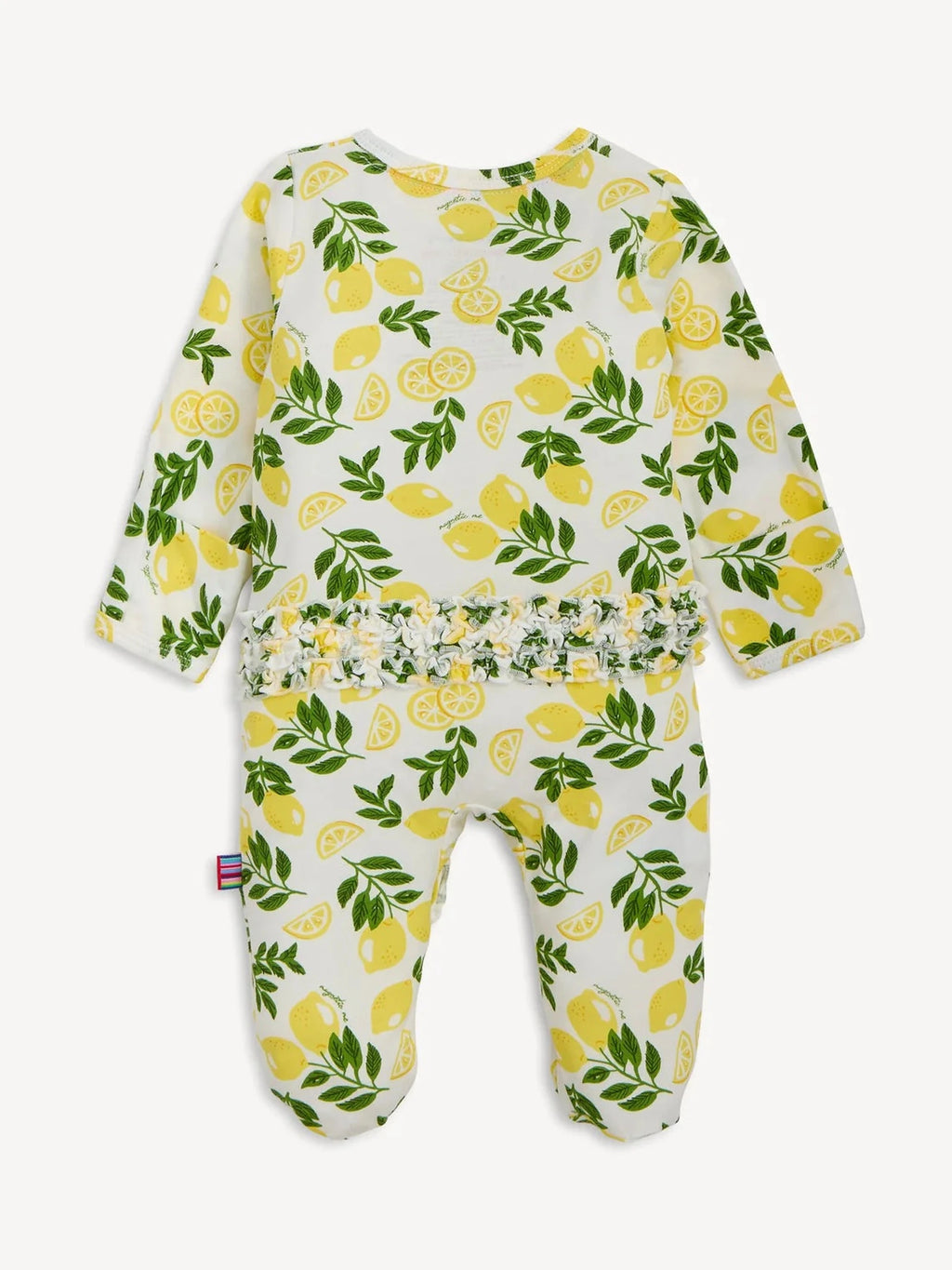 Simply the Zest Modal Magnetic Footie w/Ruffle