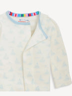 Blue Tiny Tides Organic Cotton Coverall
