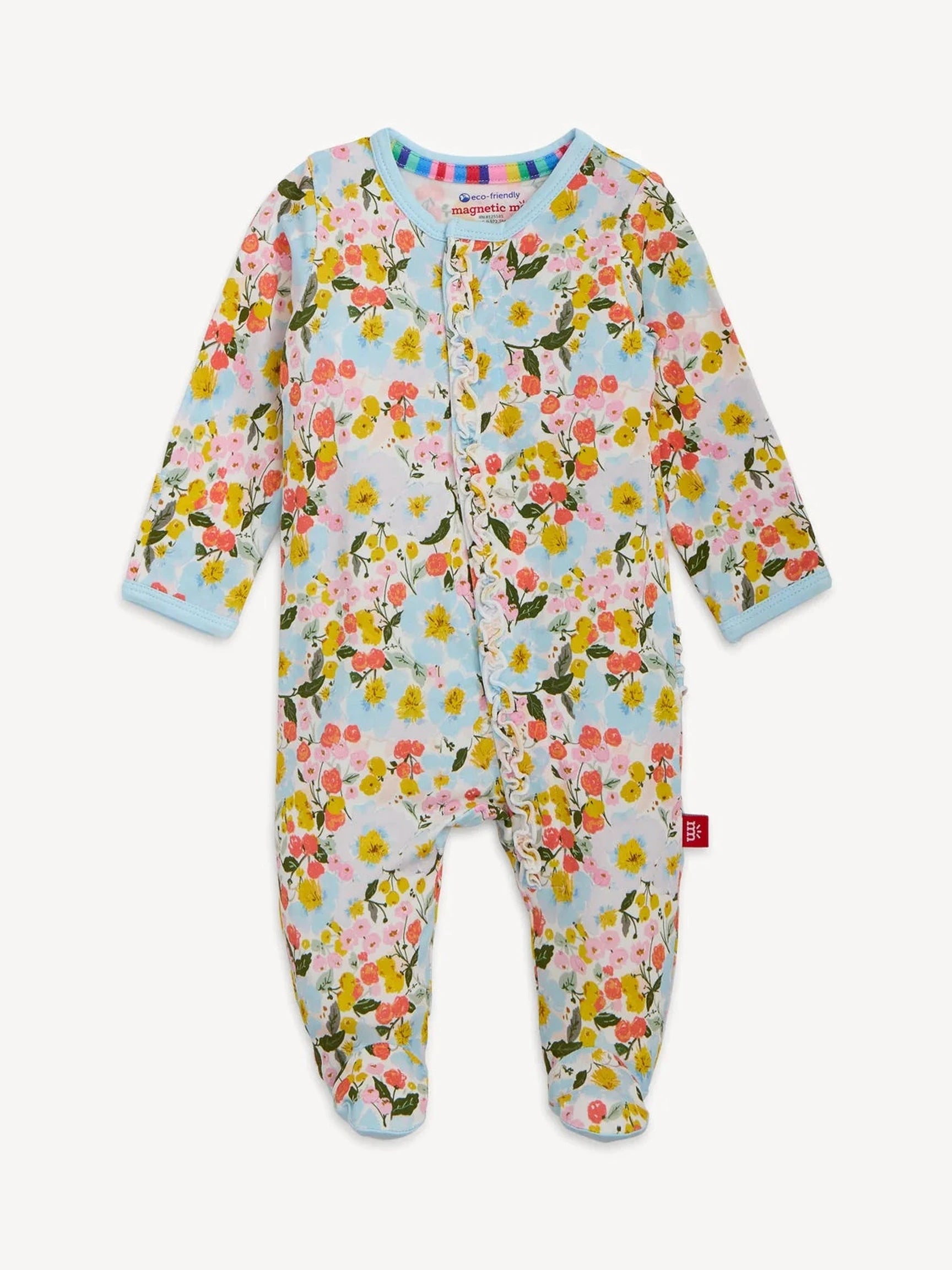 Seraphina Modal Magnetic Footie w/Ruffle