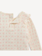 Heart & Bow Pointelle Magnetic Pajama Set
