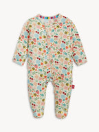Honey Blossom Ruffle Modal Magnetic Footie
