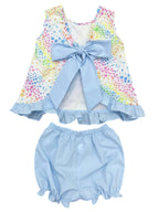 PRE-ORDER Mae Bloomer Short Set - Rainbow Stars