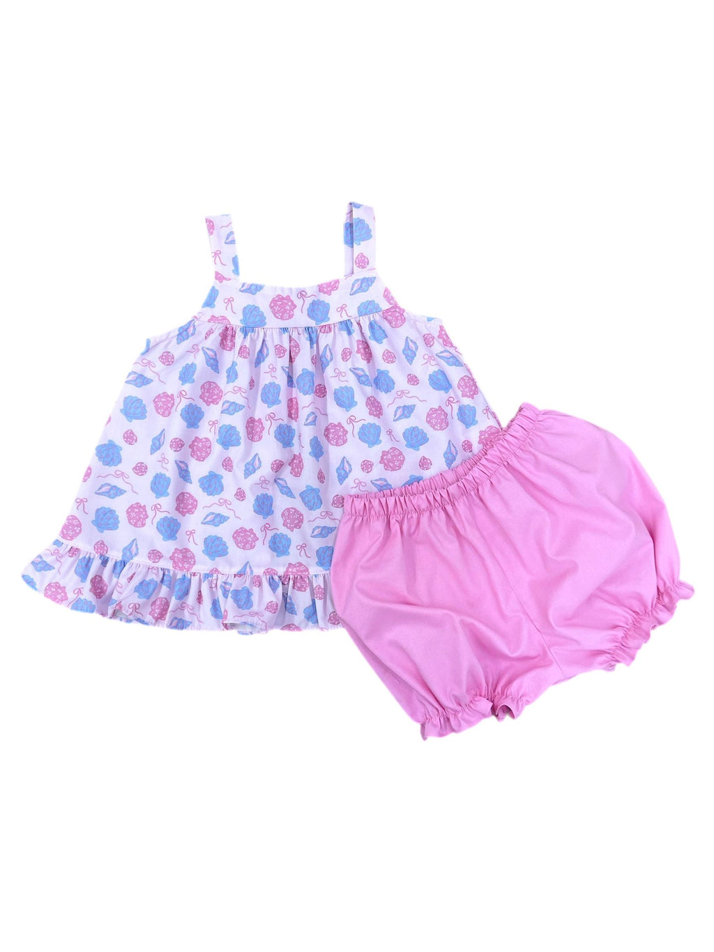 PRE-ORDER Maggie Bloomer/Banded Short Set - Shells Woven