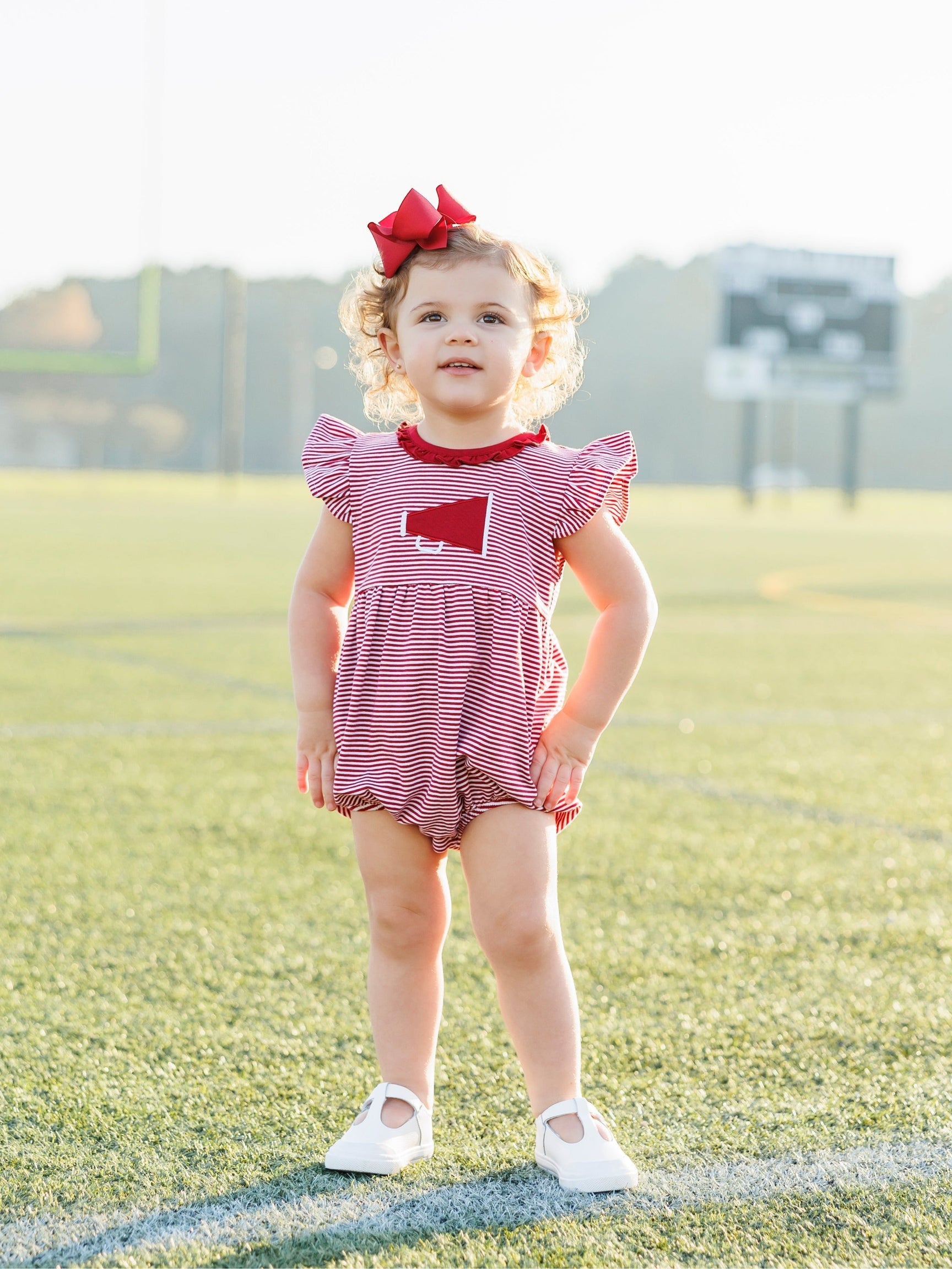 Crimson Megaphone Girl Bubble
