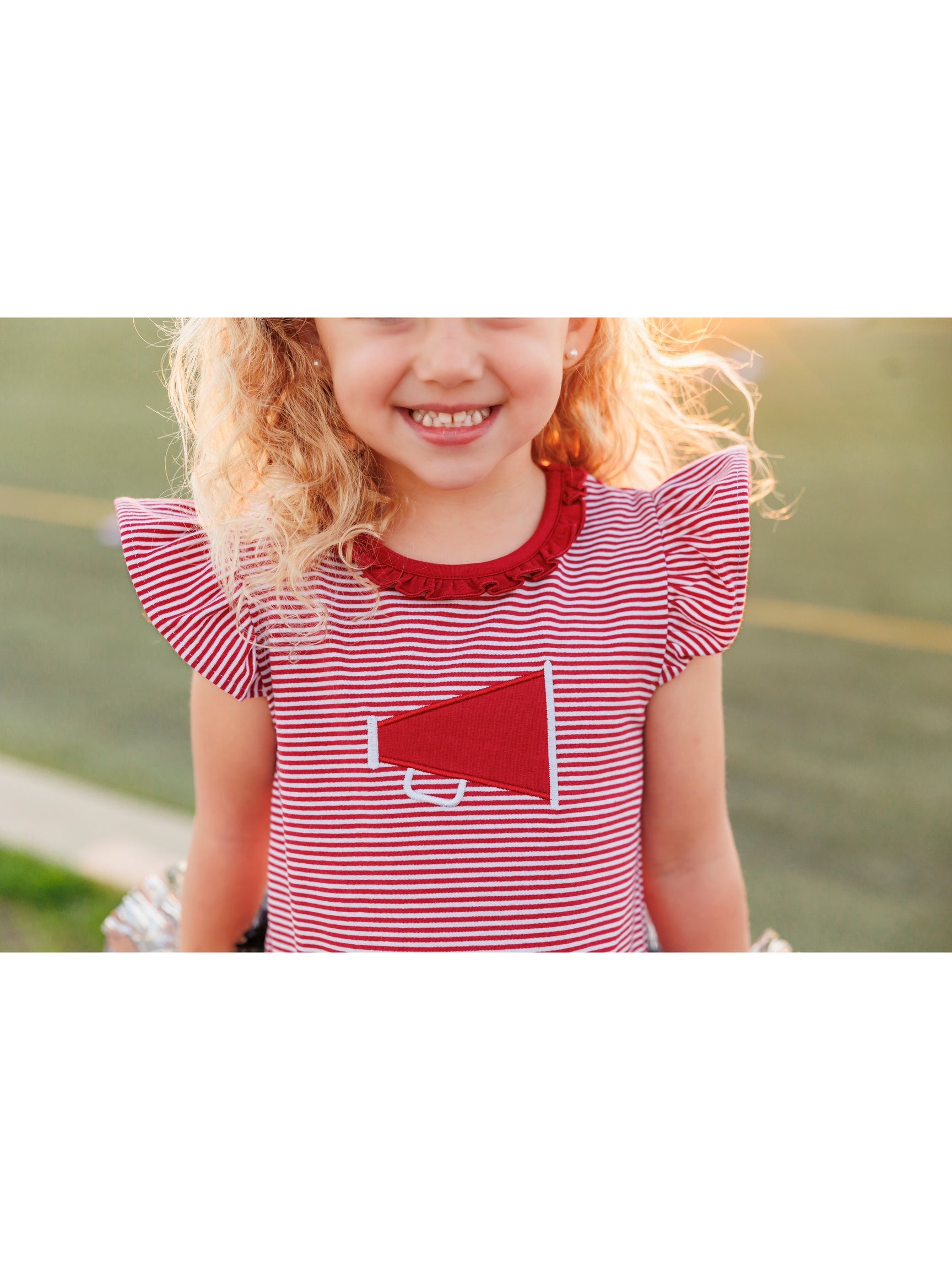 Crimson Megaphone Dress
