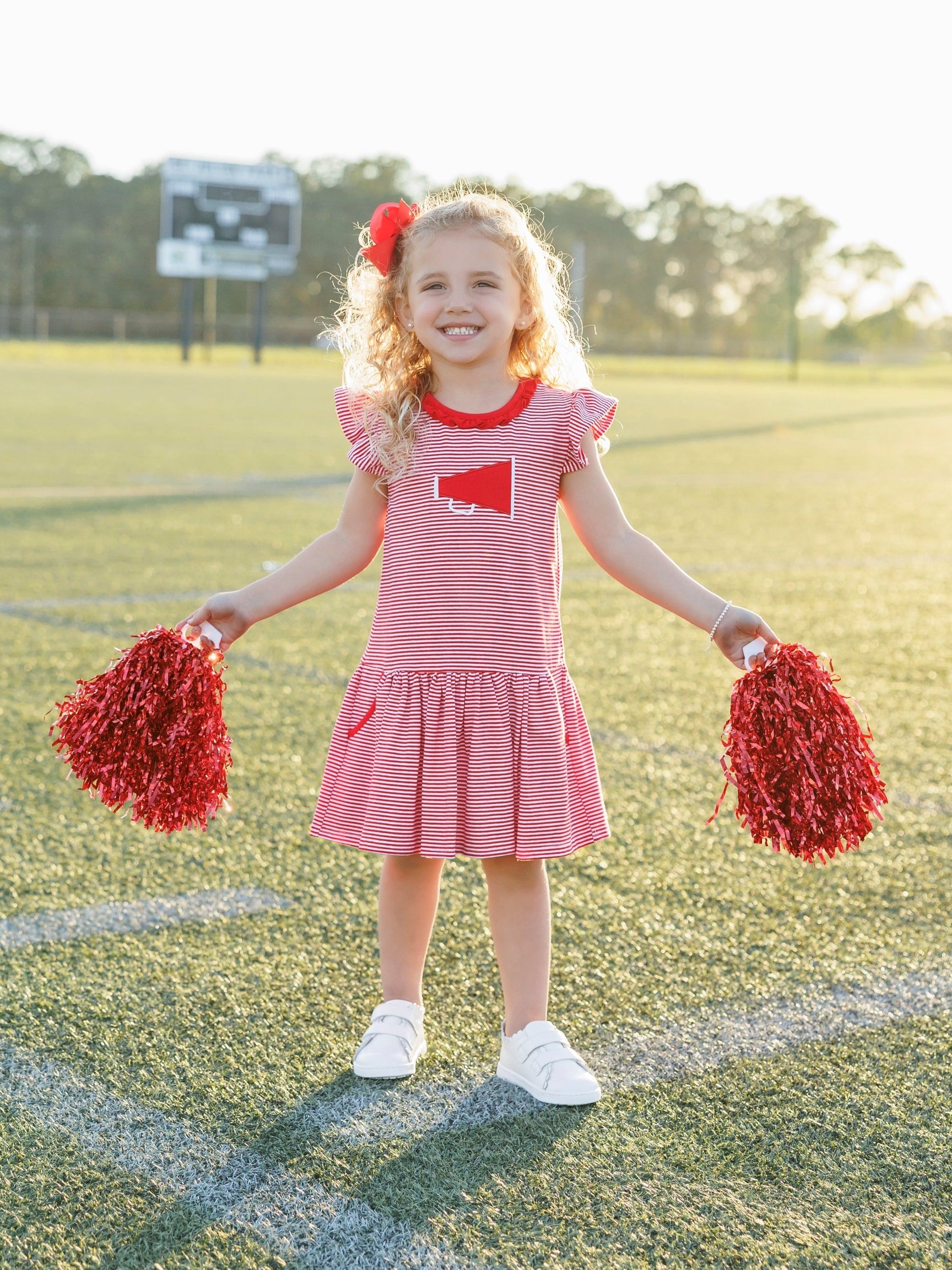 Red Megaphone Dress