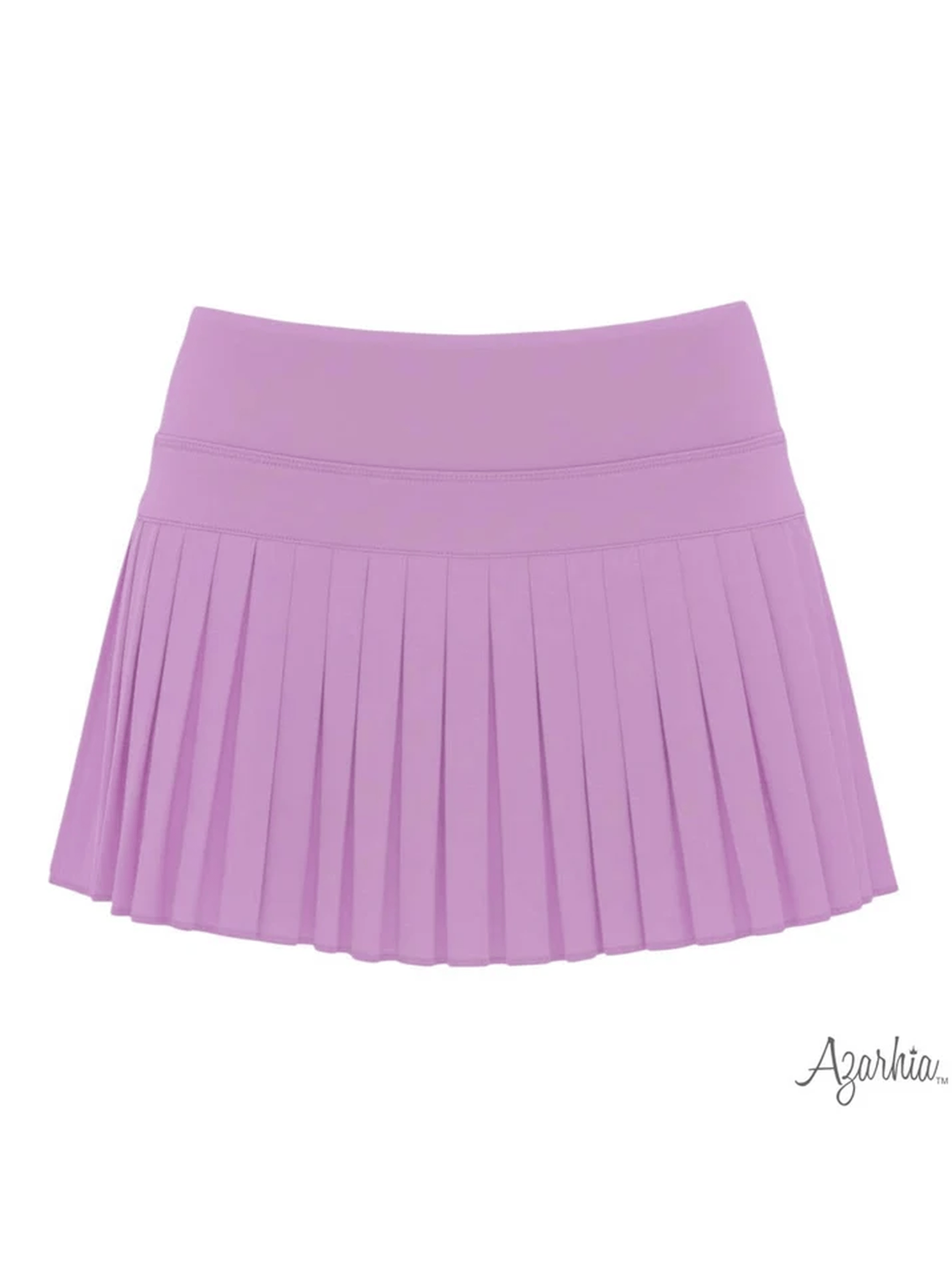 Mini Pleated Skort in Solid Lavender