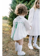 Mistletoe Green Swiss Dot Bubble