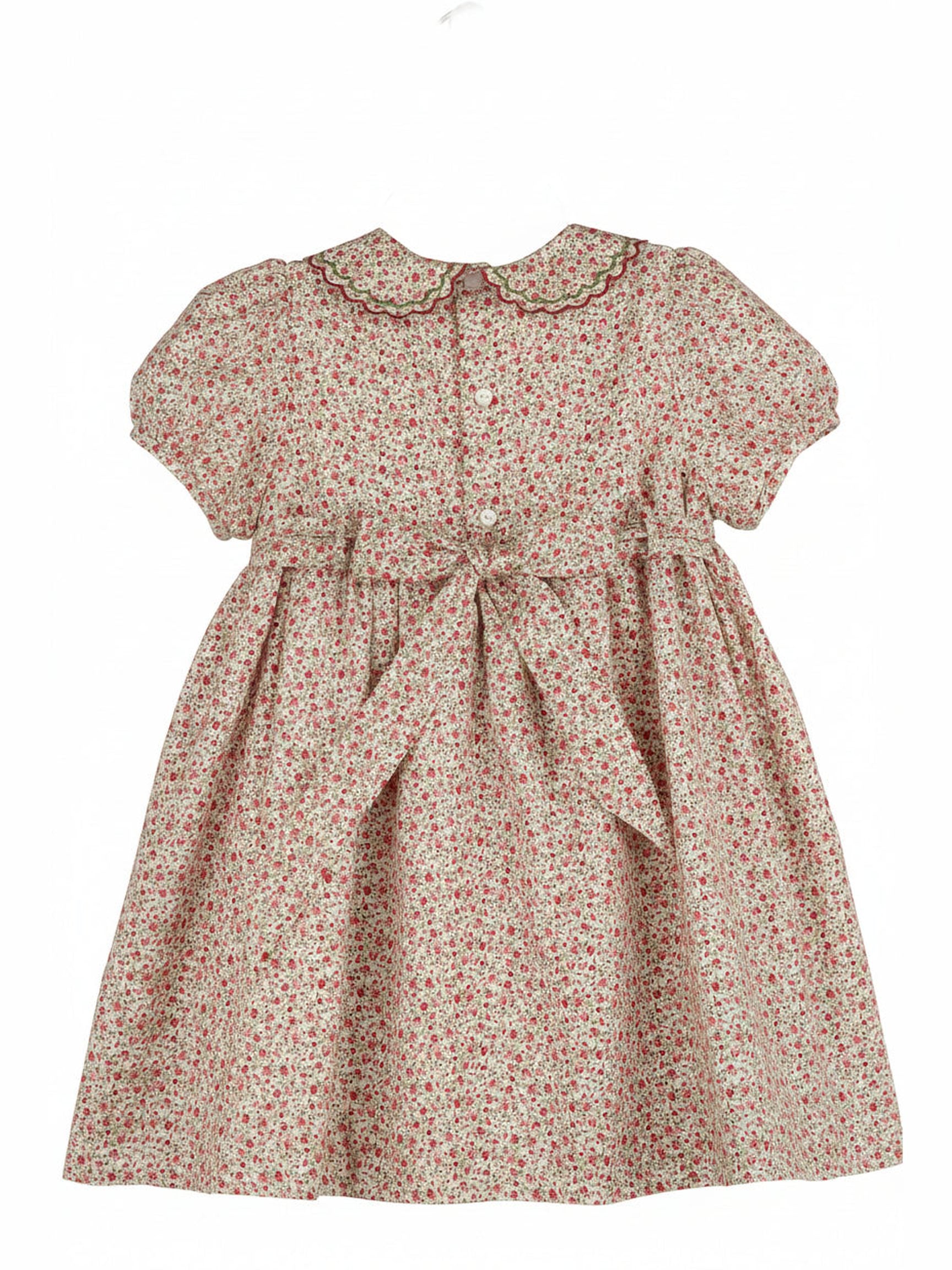Mulberry Floral Smock Dress