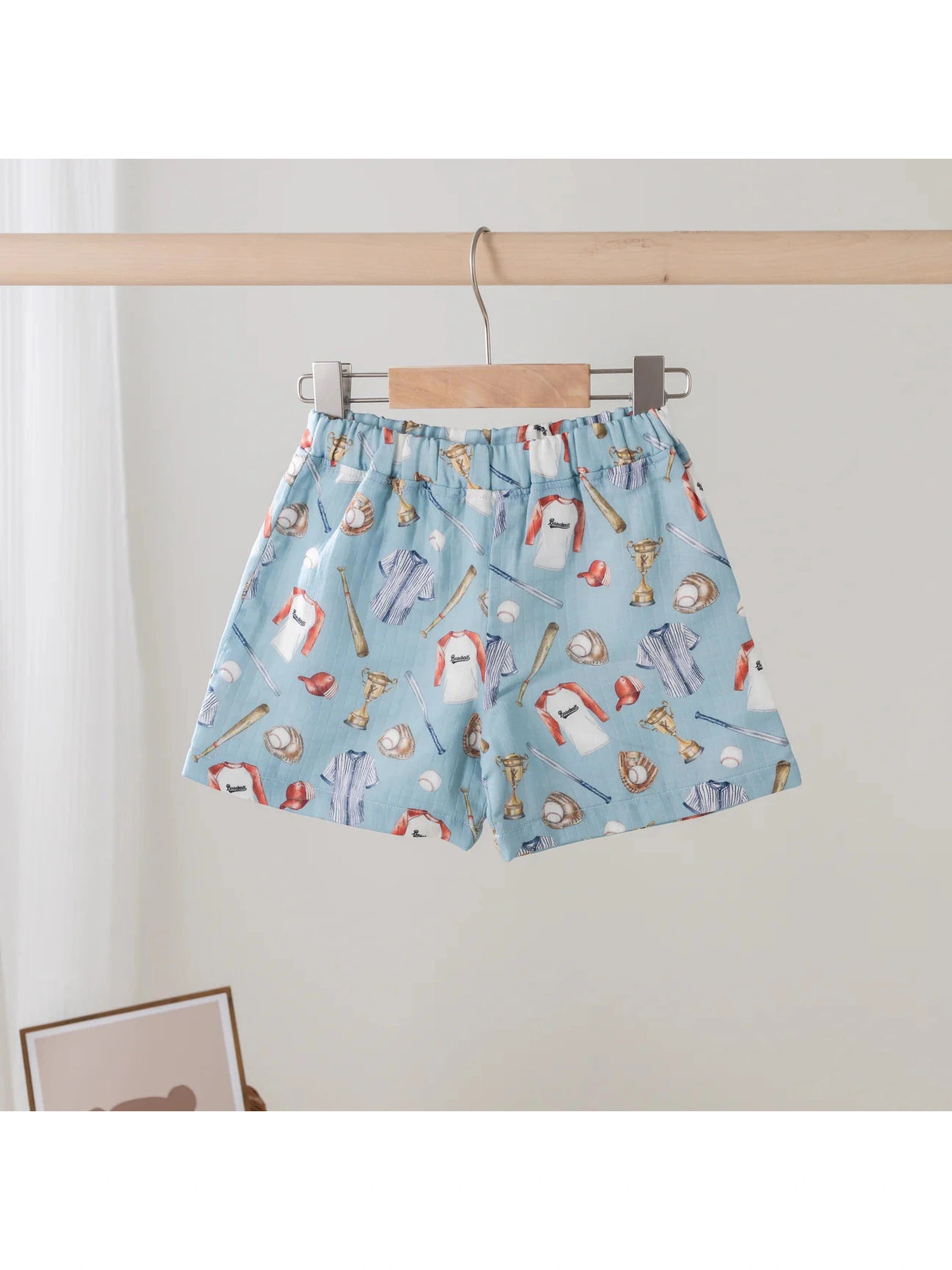 Let's Play Ball Organic Muslin Shorts