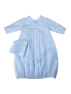 Boys Dot Embroidered "Take Me Home" Gown and Hat