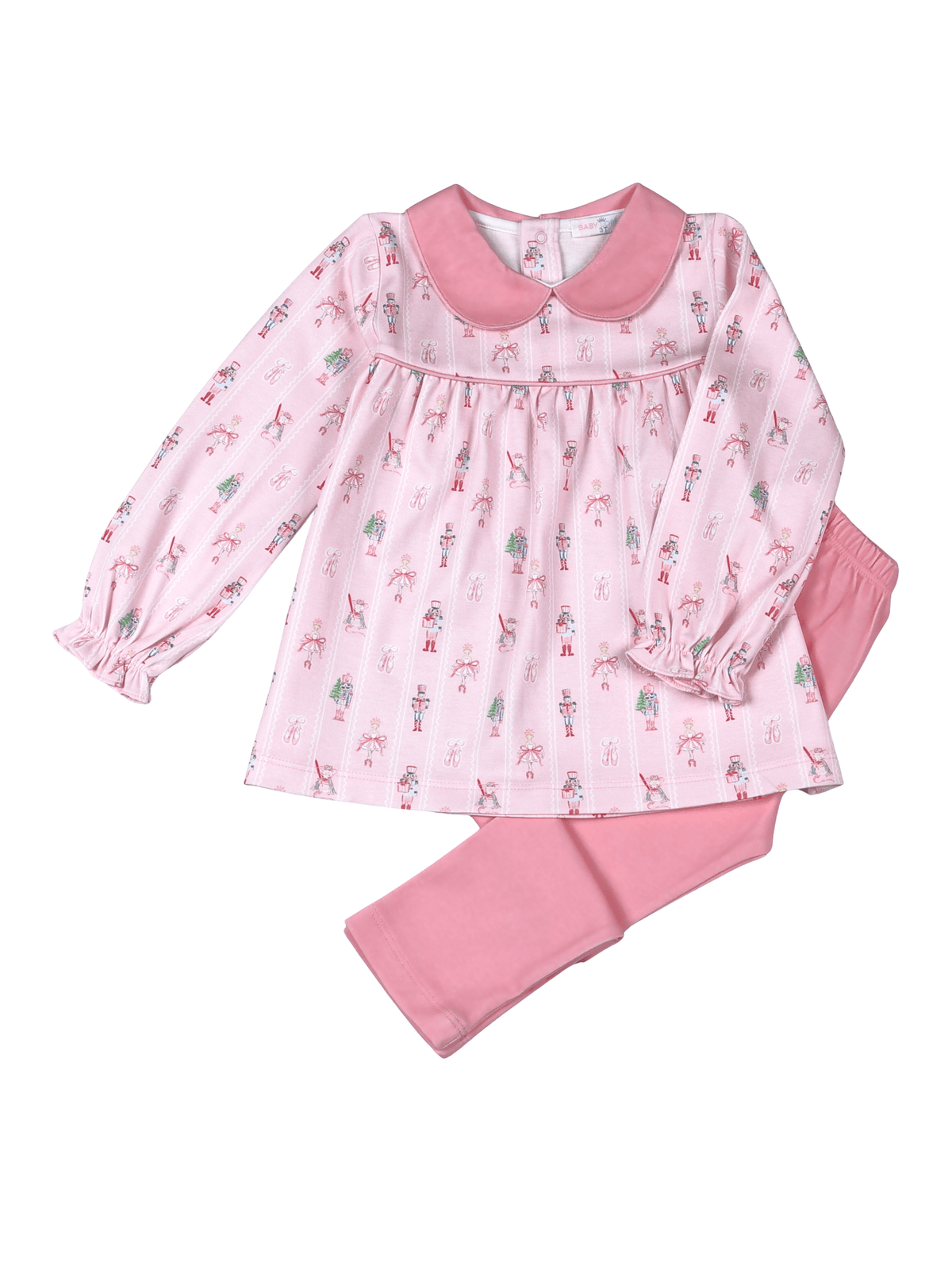 Pink Nutcracker Pima Top Set