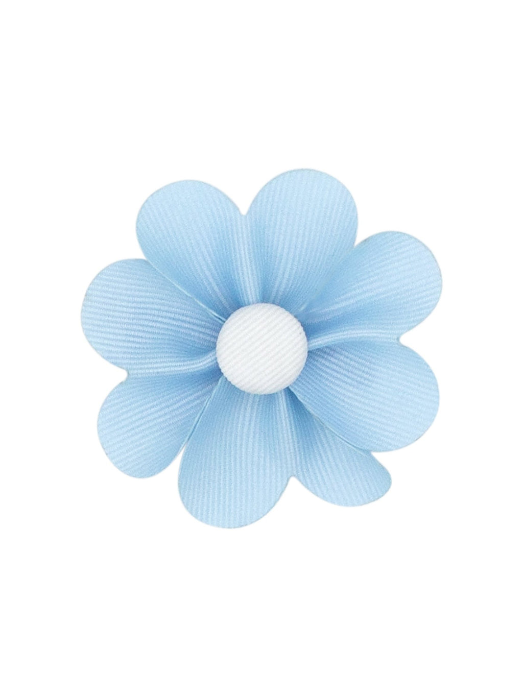 Sweetheart Petal Hair Clip w/Button Center - Posh Tots Children's Boutique