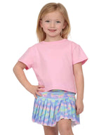 Electric Clouds Mini Pleated Skort