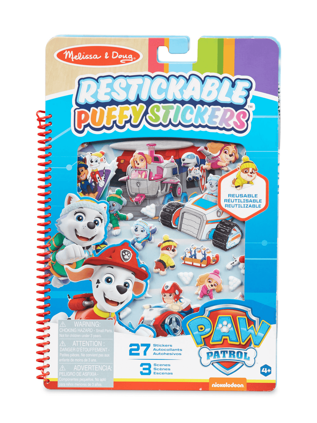 PAW Patrol Puffy Sticker Pad - Jake's Mountain