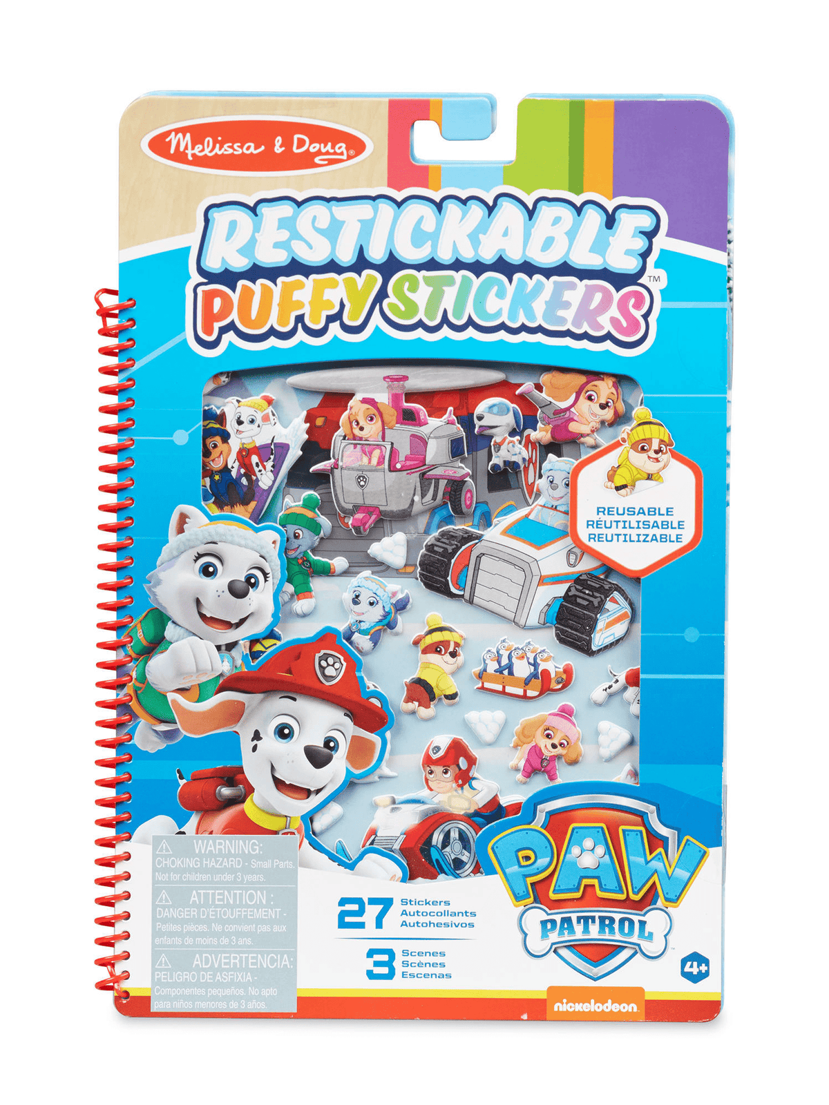 PAW Patrol Puffy Sticker Pad - Jake's Mountain