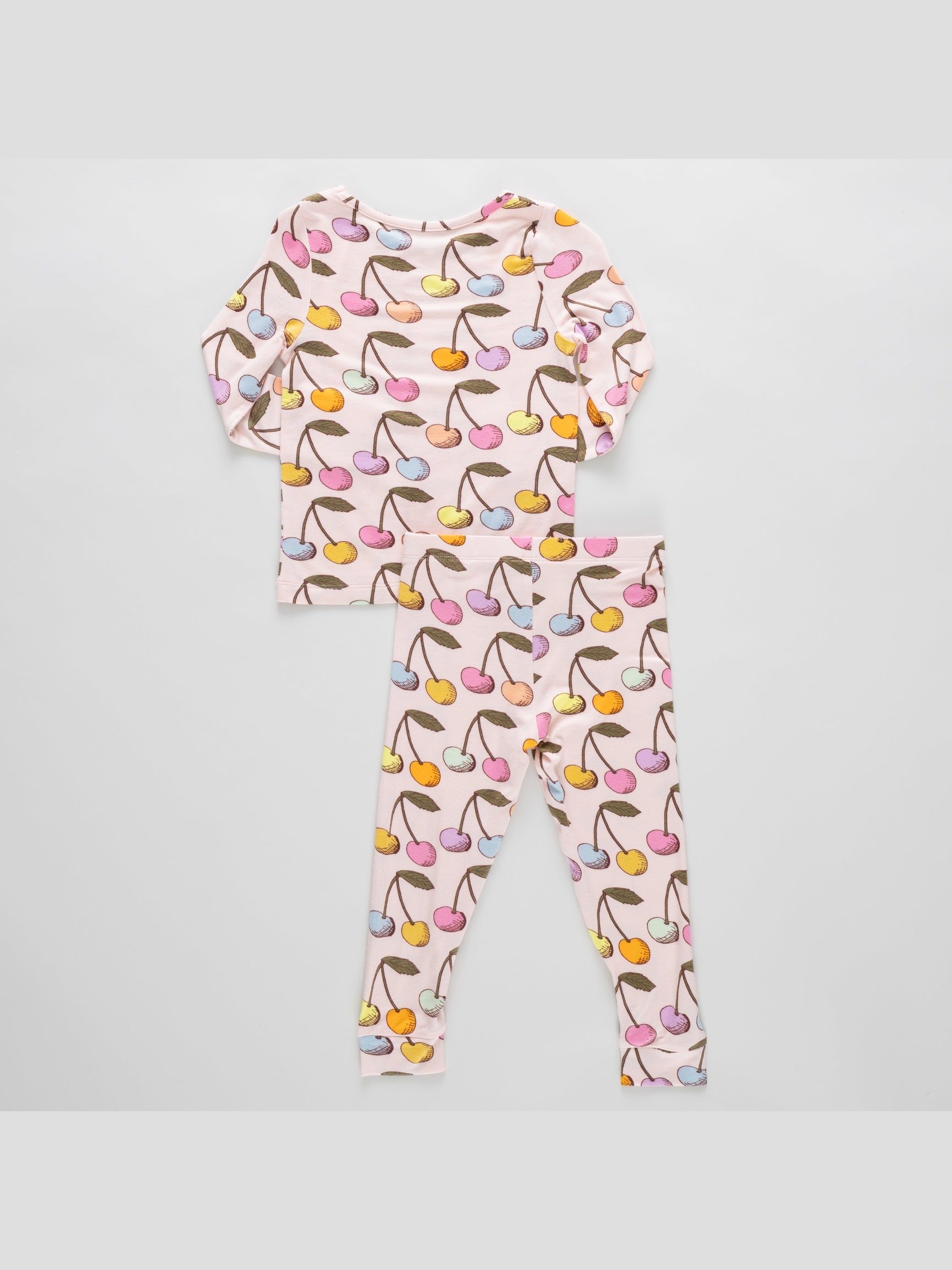 Bamboo PJ Set - Cloud Pink Cherry