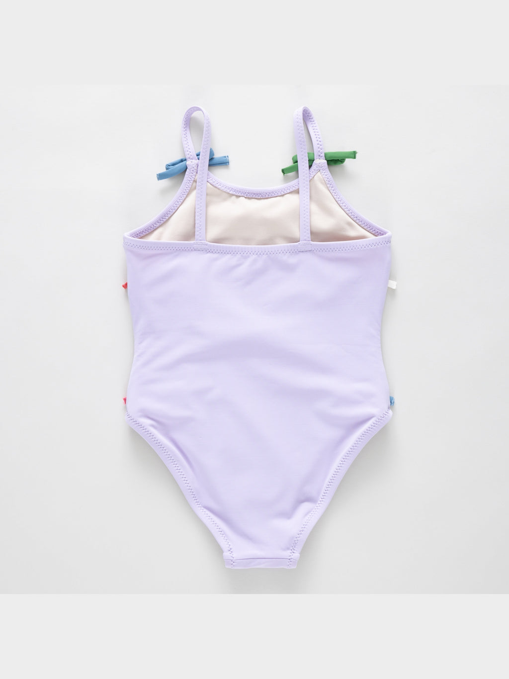Lottie Suit - Lavender Multi Bow Applique