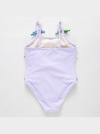 Lottie Suit - Lavender Multi Bow Applique