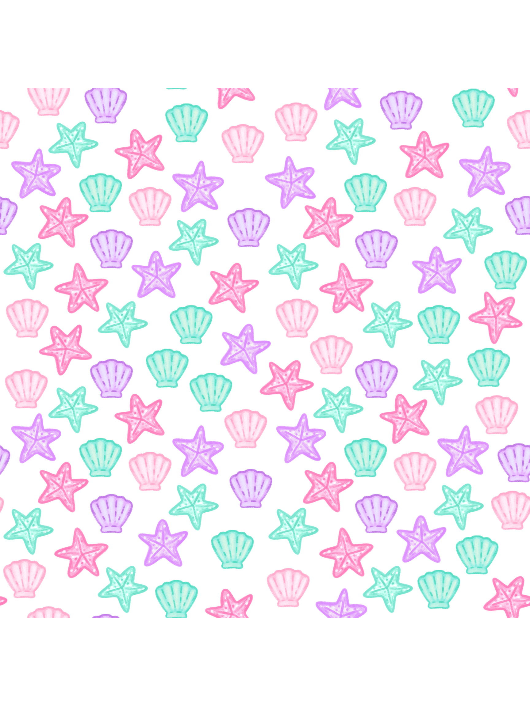 PRE-ORDER Tank Lounge Set - Seashells & Starfish