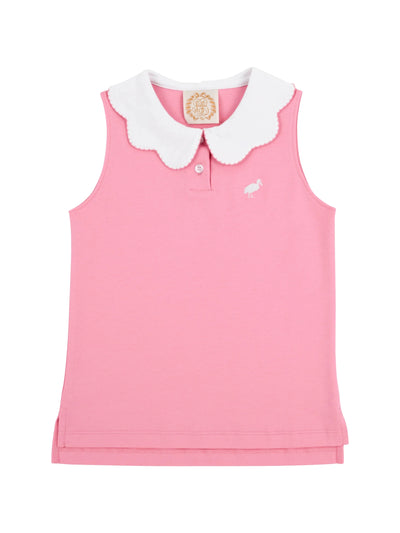Paige's Playful Polo - Hampton's Hot Pink/Worth Avenue White