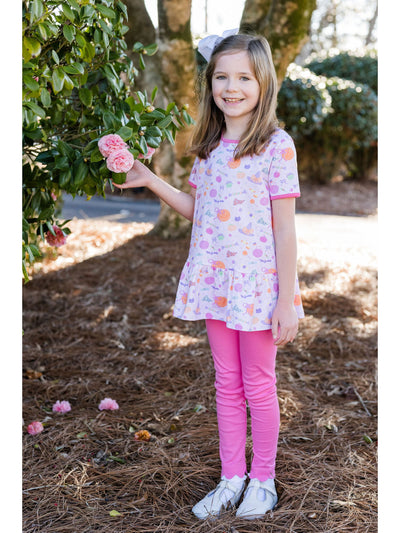 PRE-ORDER Peggie Peplum Leggings Set - Tricks and Treats