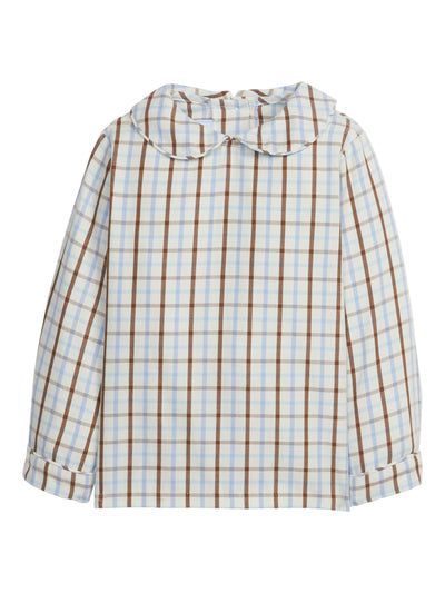 Peter Pan Shirt - Brownfield Plaid