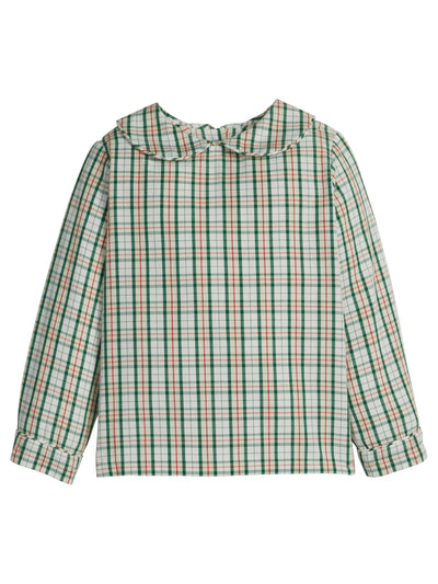 Peter Pan Shirt - Mistletoe Tartan