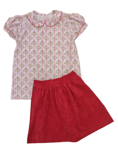 Cece Skirt Set - Holiday Floral