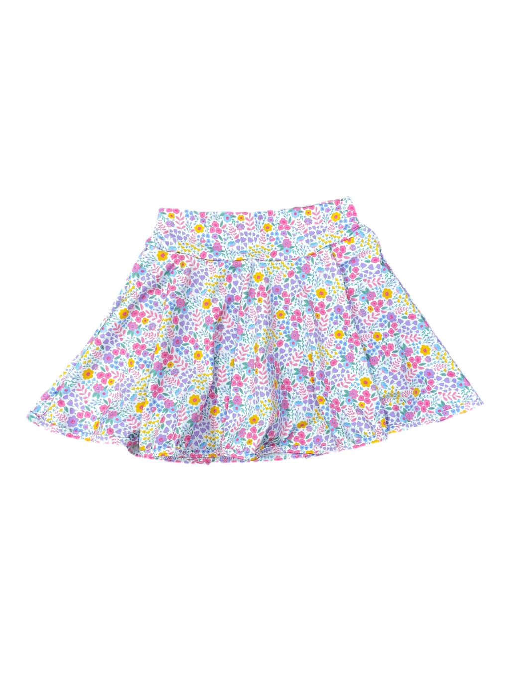 PRE-ORDER Athleisure Skirt - Bright Floral