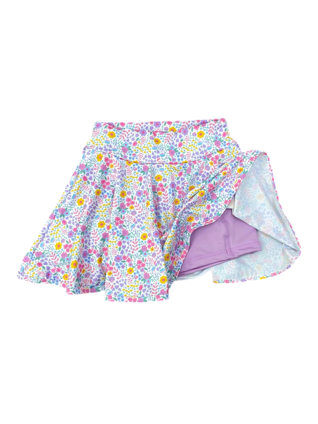 PRE-ORDER Athleisure Skirt - Bright Floral