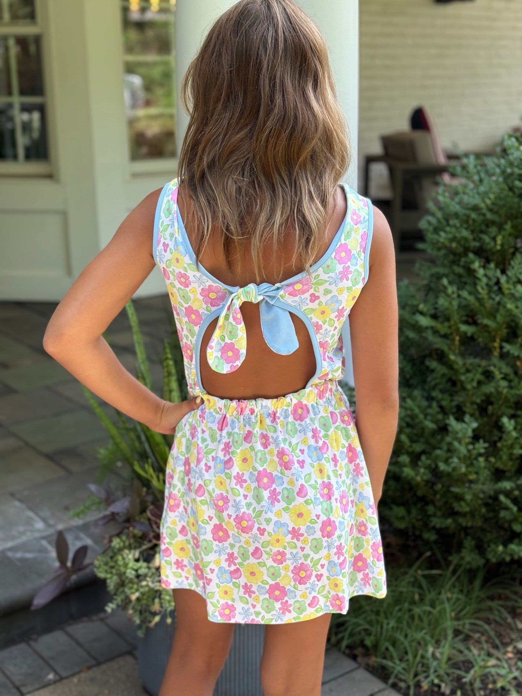 PRE-ORDER Kristin Knot Dress - Blossoms and Blooms