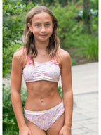 PRE-ORDER Two Piece Swimsuit - Lemons & Bows