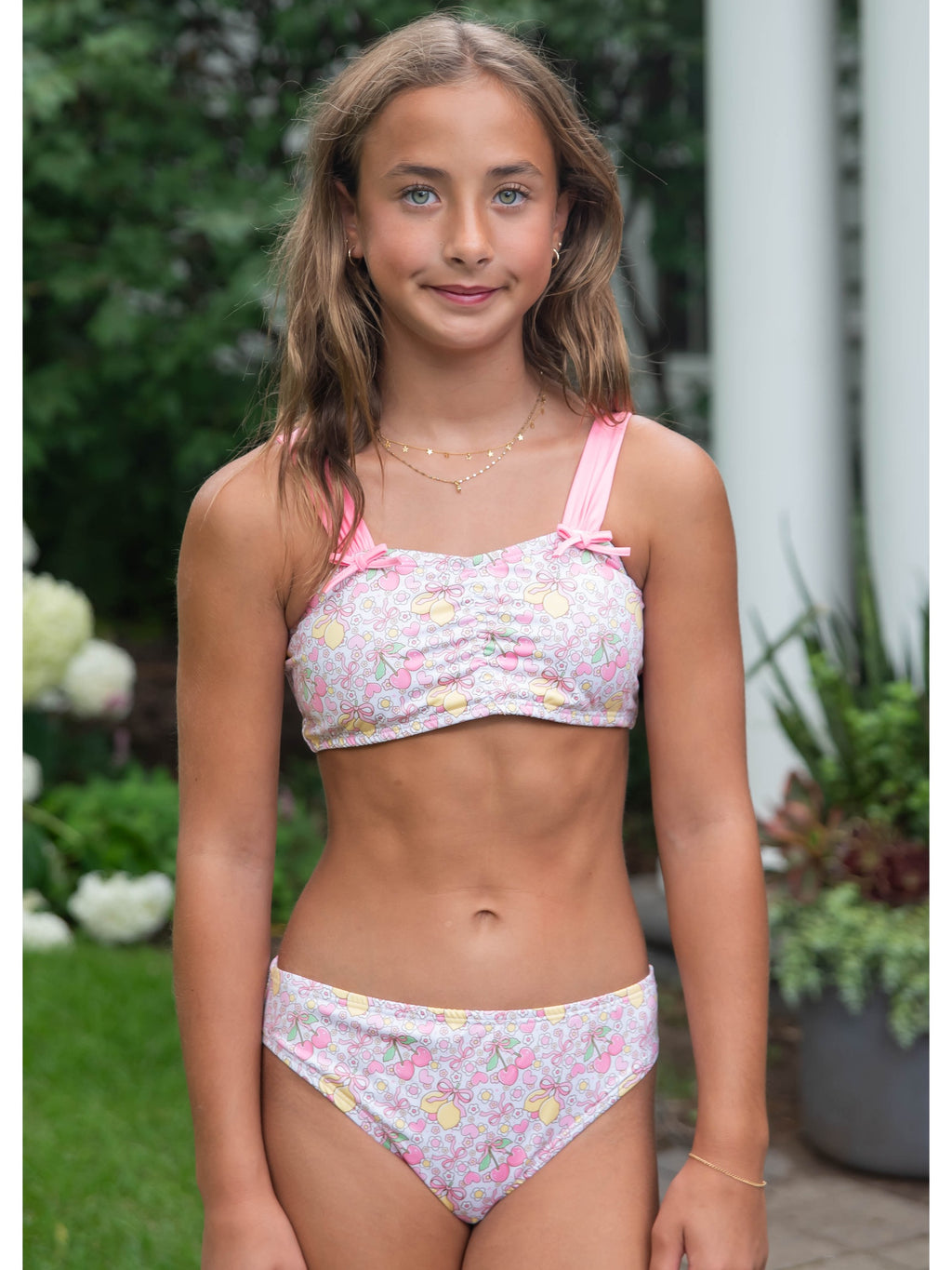 PRE-ORDER Two Piece Swimsuit - Lemons & Bows