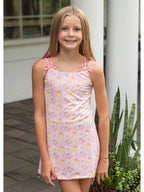 PRE-ORDER Athleisure Straight Dress - Lemon & Bows