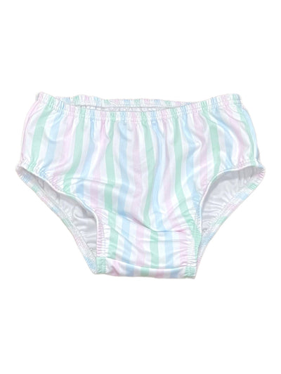 Sammy Swim Diaper Cover - Pastel Stripe
