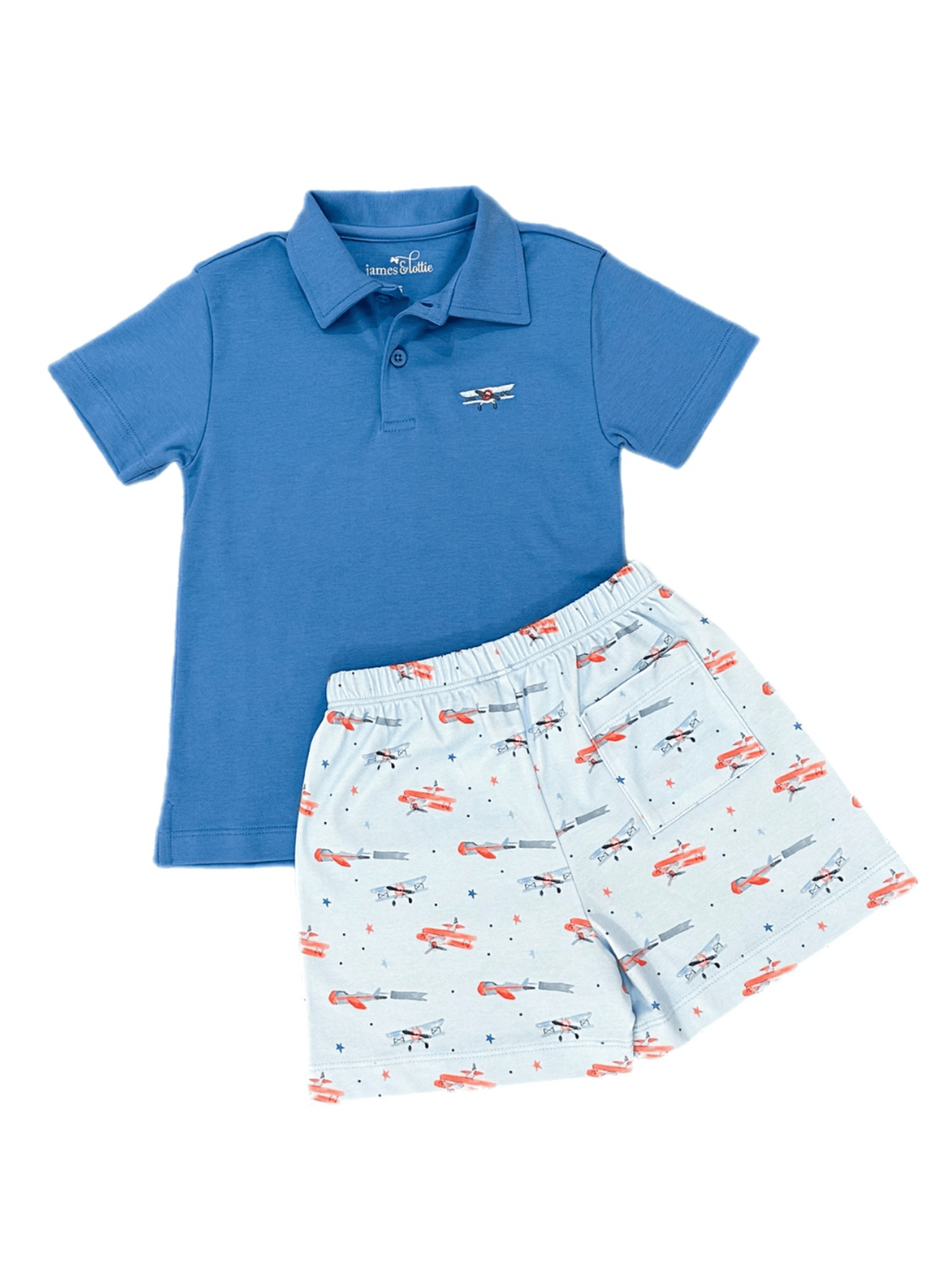 PRE-ORDER Conrad Short Set - Airplane Knit