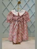 Retro Floral Pink Miller Dress