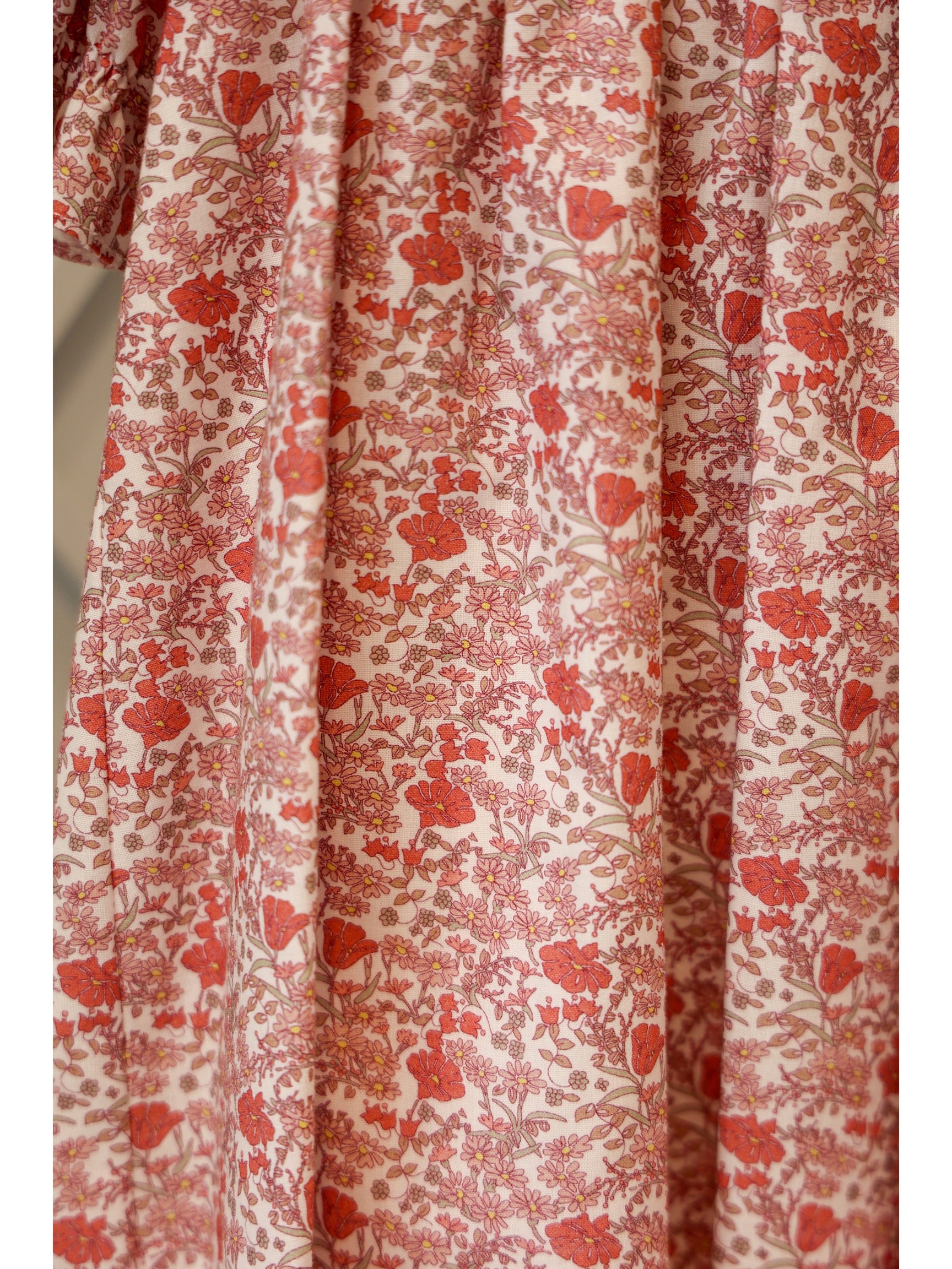 Retro Floral Pink Miller Dress