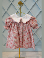 Retro Floral Pink Miller Dress