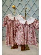 Retro Floral Pink Miller Dress