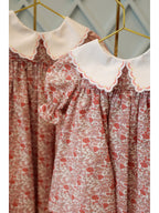 Retro Floral Pink Miller Dress