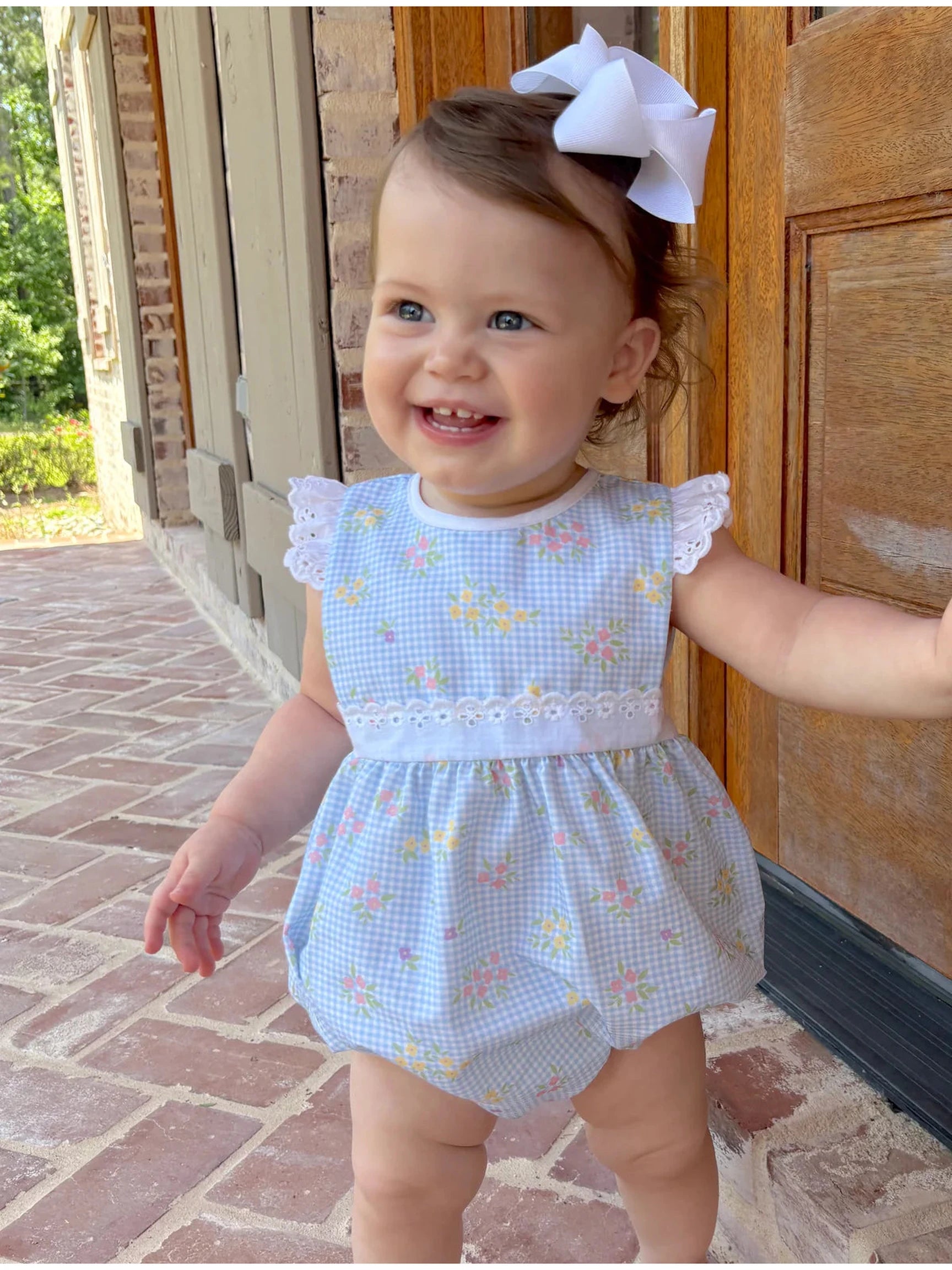 PRE-ORDER Pinafore Bubble - Spring Time Blooms