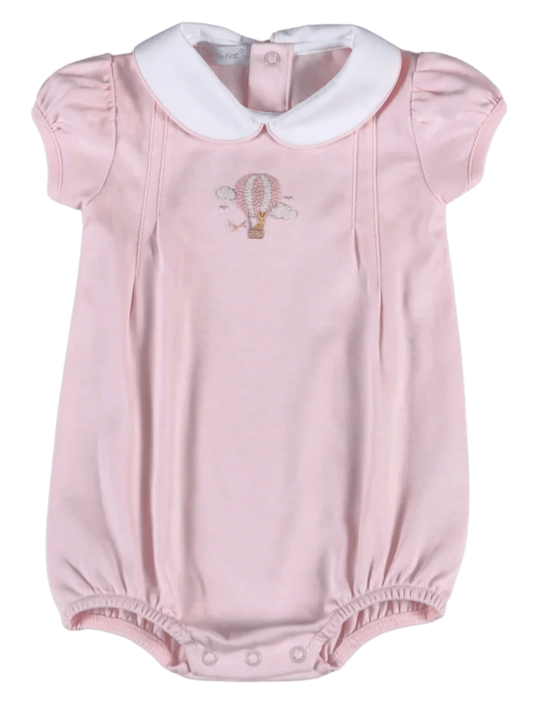 Pink Giraffe in the sky Hand Embroidery Bubble
