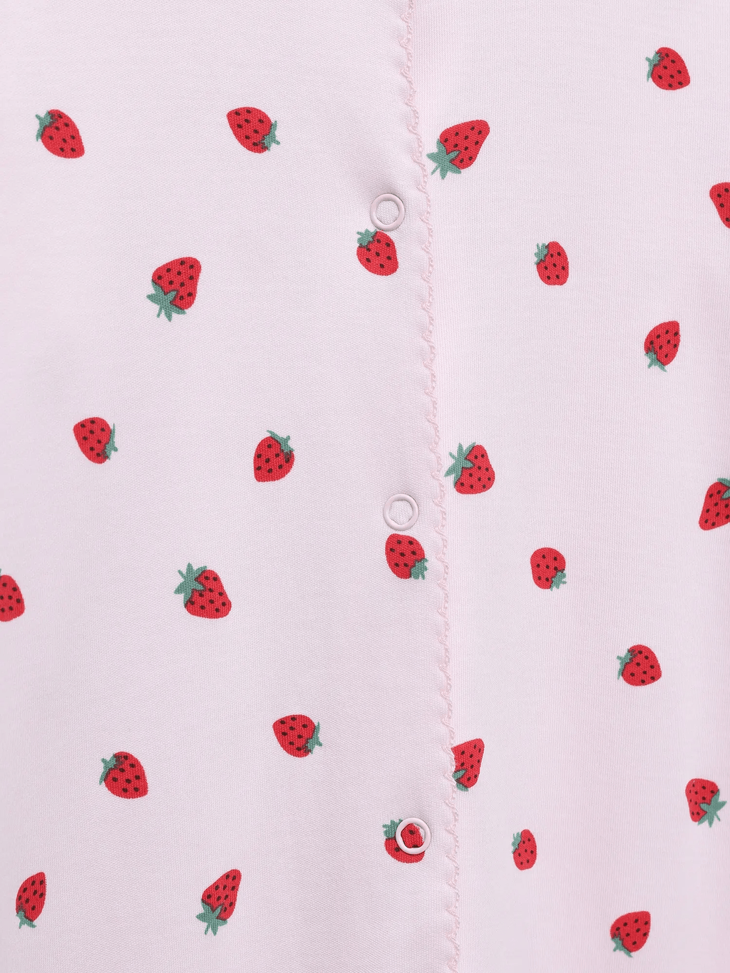 Pink Strawberries Footie