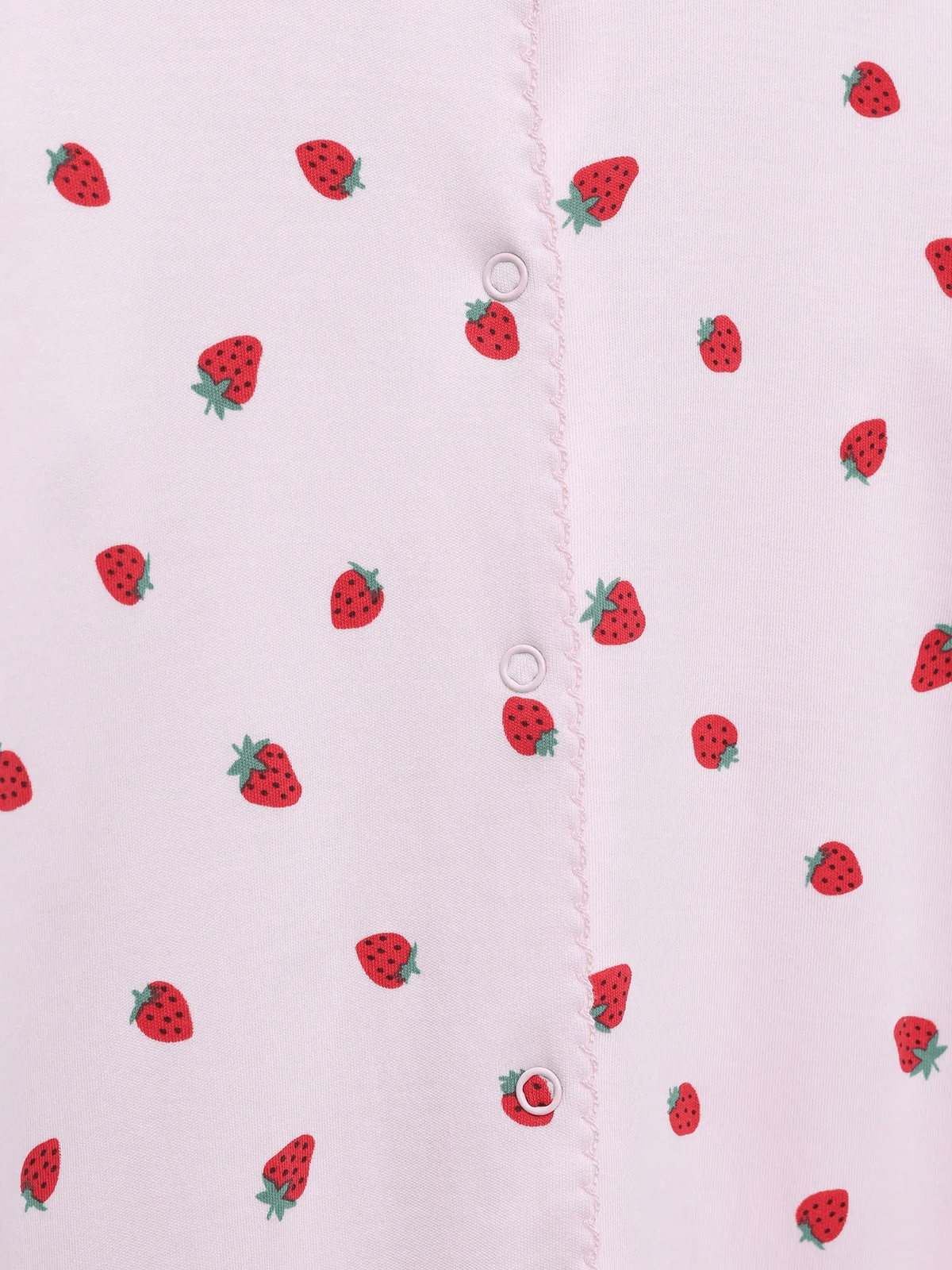 Pink Strawberries Footie