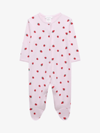 Pink Strawberries Footie