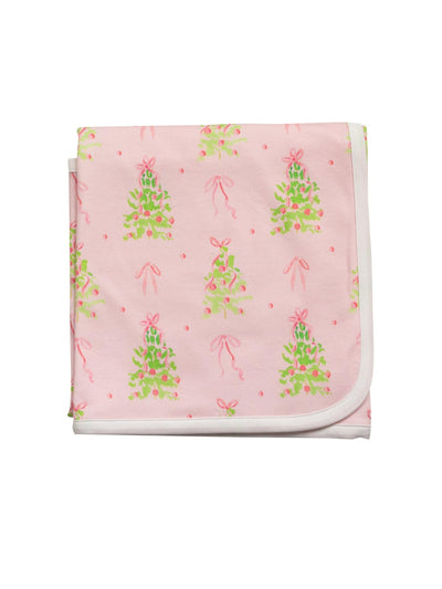 PRE-ORDER Pink Tinsel Receiving Blanket