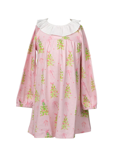 PRE-ORDER Pink Tinsel Long Sleeve Dress
